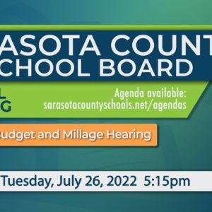 SCS | July 28th, 2022 - Board Meeting - Tentative Budget and Millage Hearing 5:15p