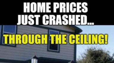 HOME PRICES CRASH THROUGH THE CEILING (THEY WENT HIGHER), SELLERS CUTTING PRICES, MORTGAGE RATES