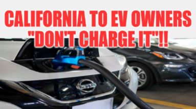 TRAGEDY WARNING SUPPER BUBBLE END, POWER GRID GOING DOWN, ELECTRIC VEHICLE OWNERS GET BAD NEWS